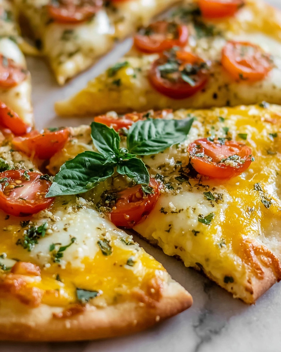 Breakfast Pizza with Scrambled Eggs, Bacon, and Veggies Recipe - Recipe Image