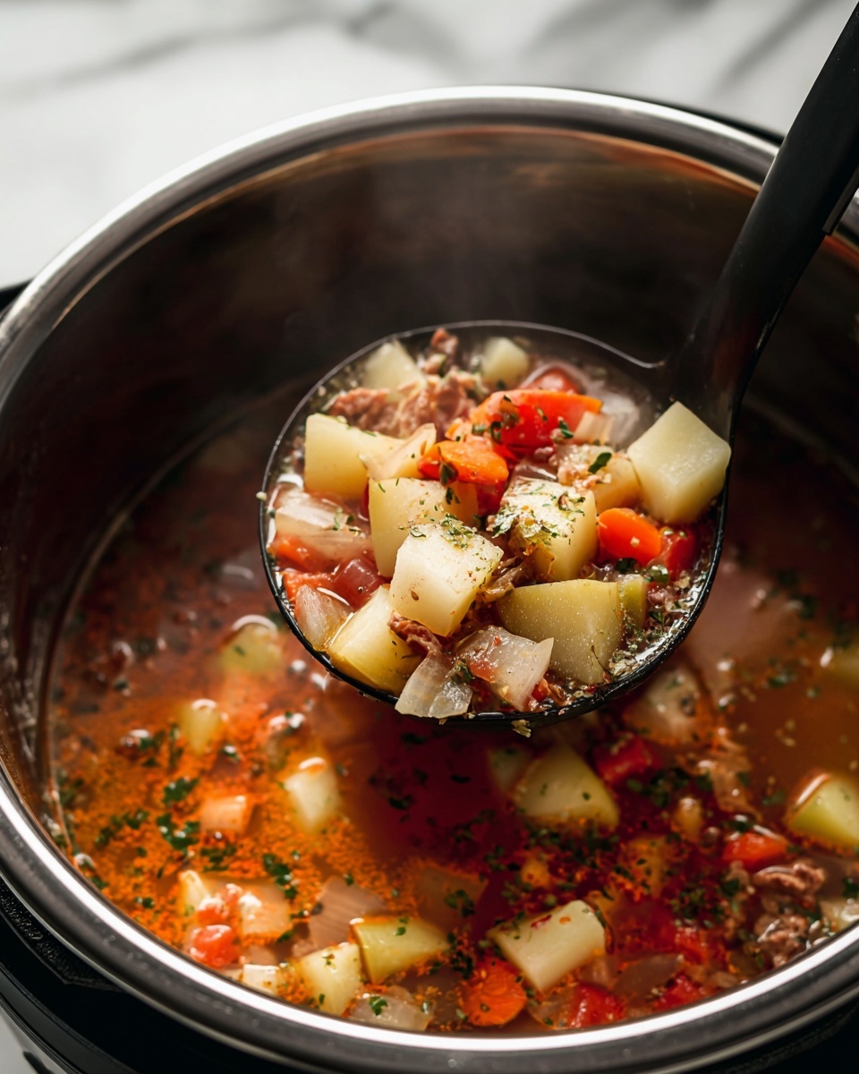 Instant Pot Hamburger Soup Recipe - Recipe Image