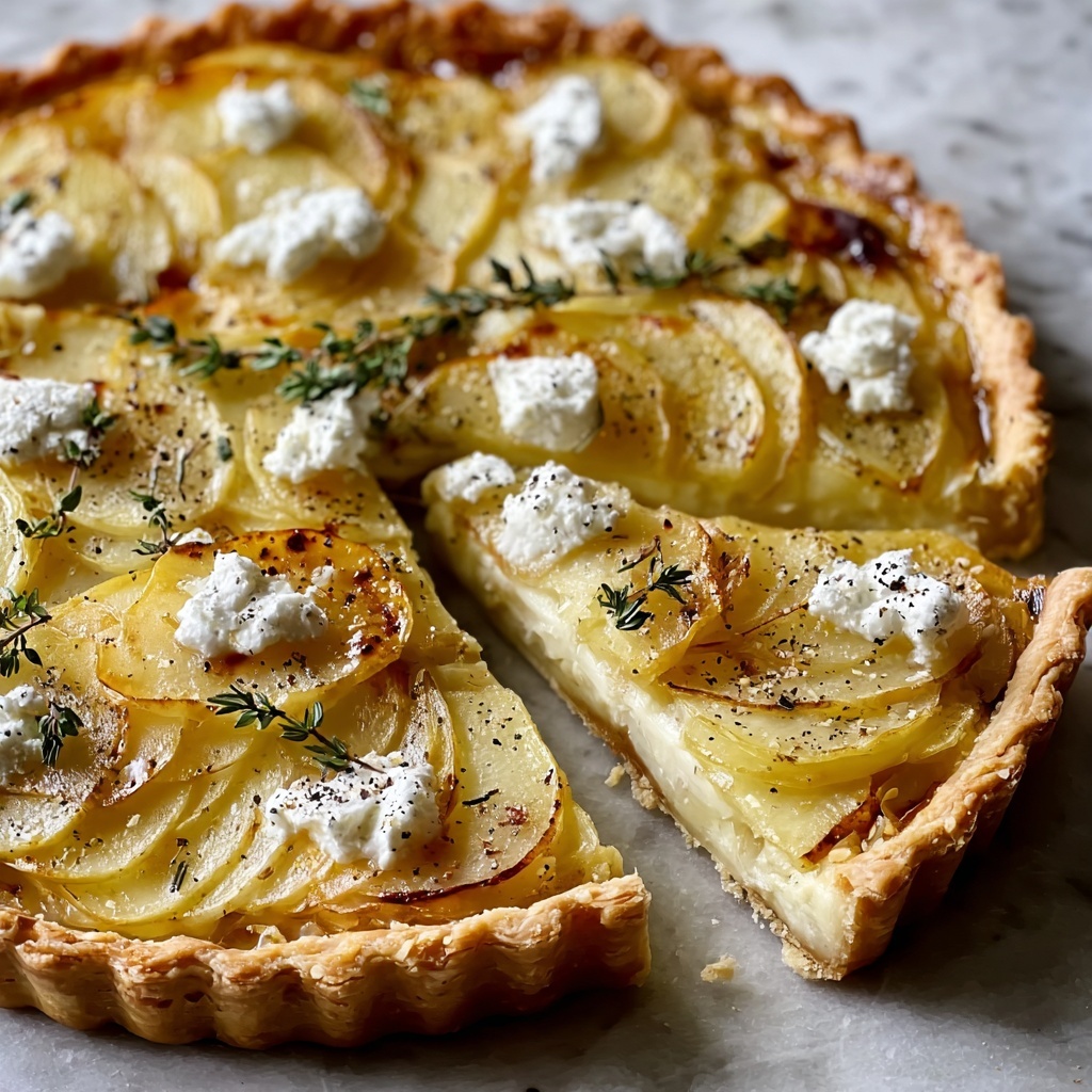Potato, Goat Cheese, and Artichoke Quiche Recipe - Recipe Image