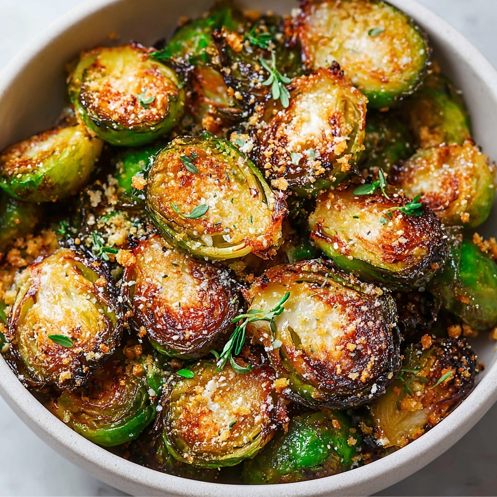 Garlic Parmesan Brussels Sprouts Recipe - Recipe Image