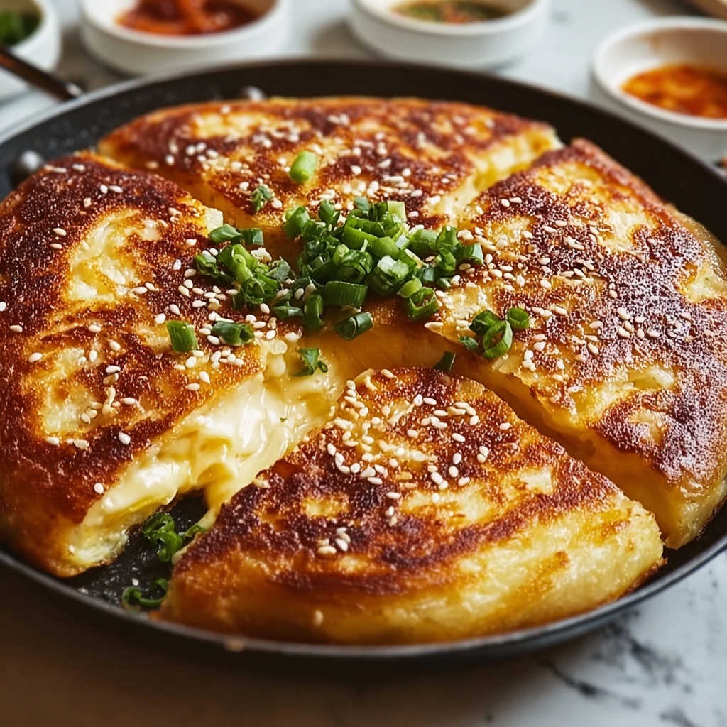 Korean Cheese Potato Pancake Recipe - Recipe Image