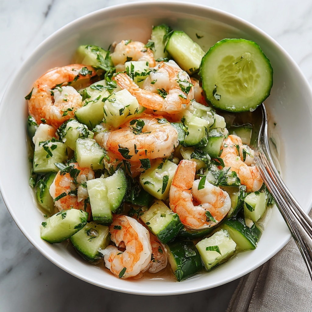Cucumber Shrimp Salad Recipe - Recipe Image