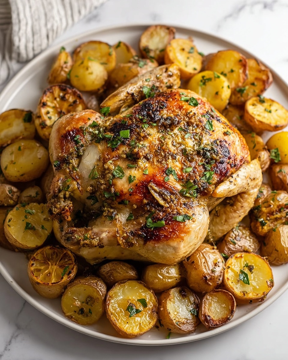Instant Pot Whole Chicken with Herbs and Optional Crispy Skin Recipe - Recipe Image