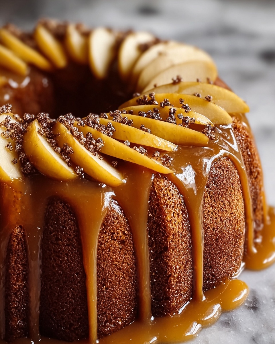 Caramelized Peach and Brown Sugar Pound Cake Recipe - Recipe Image
