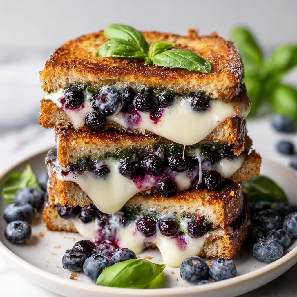 Blueberry and Brie Grilled Cheese Sandwich Recipe - Recipe Image