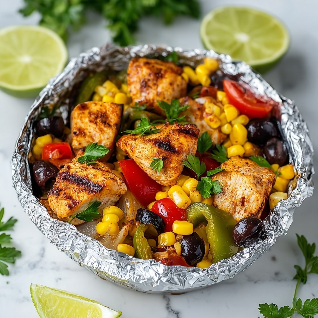 Santa Fe Chicken Foil Packets Recipe - Recipe Image