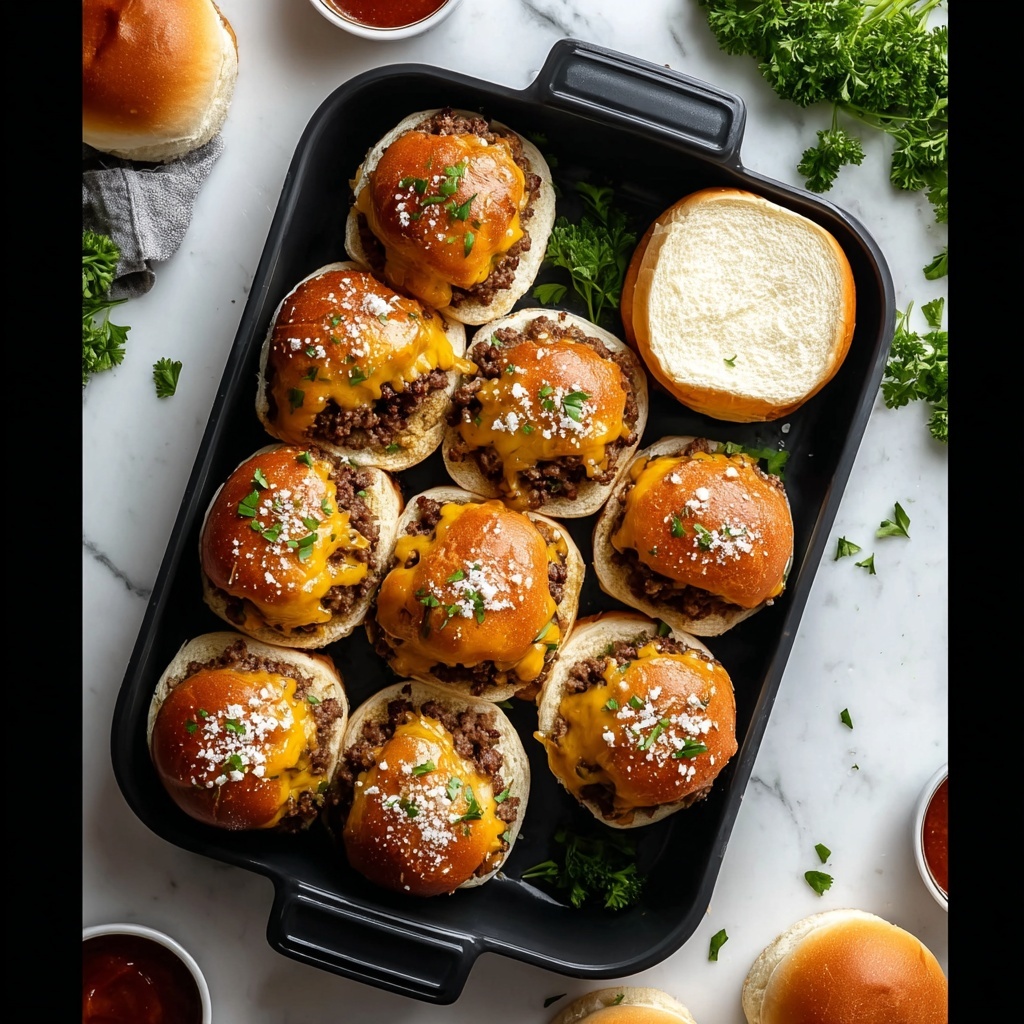 Irresistible Garlic Parmesan Cheeseburger Bombs Recipe - Recipe Image