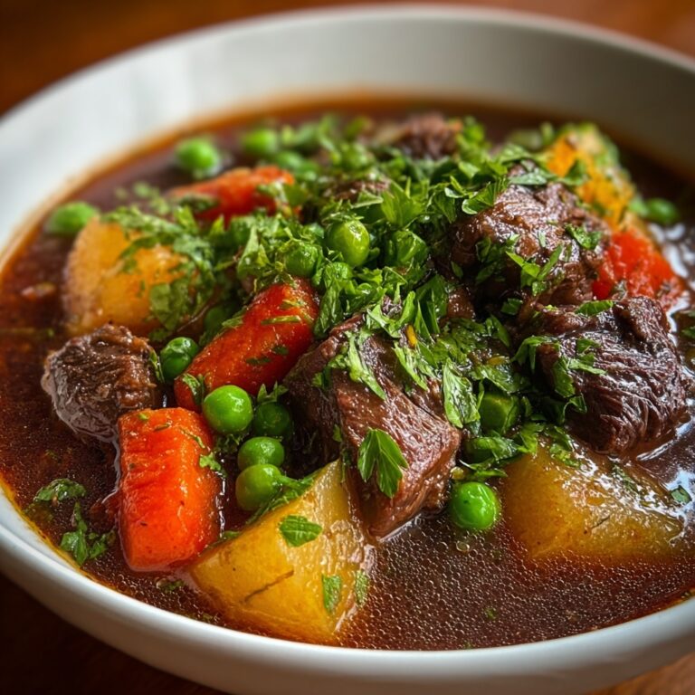 Savory Slow-Cooked Hearty Beef Stew Recipe