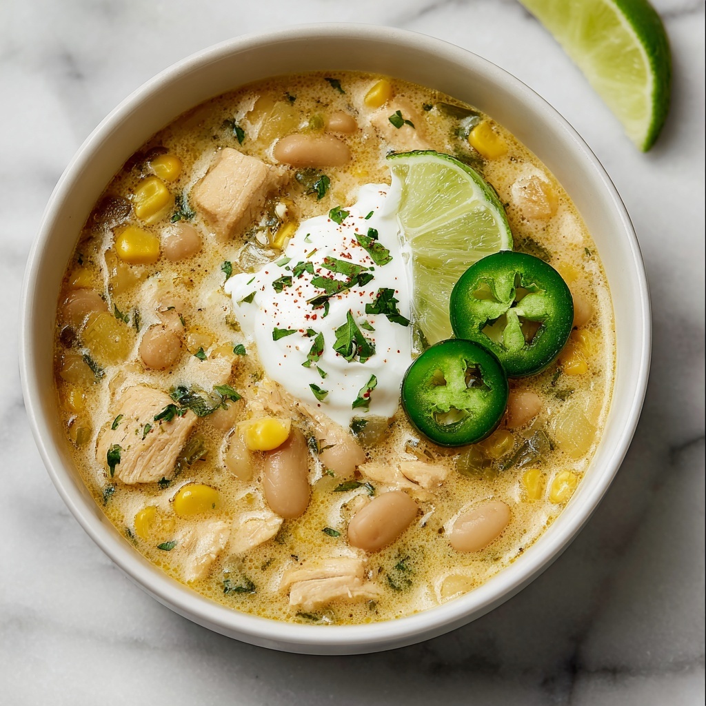 Creamy White Chicken Chili Recipe - Recipe Image