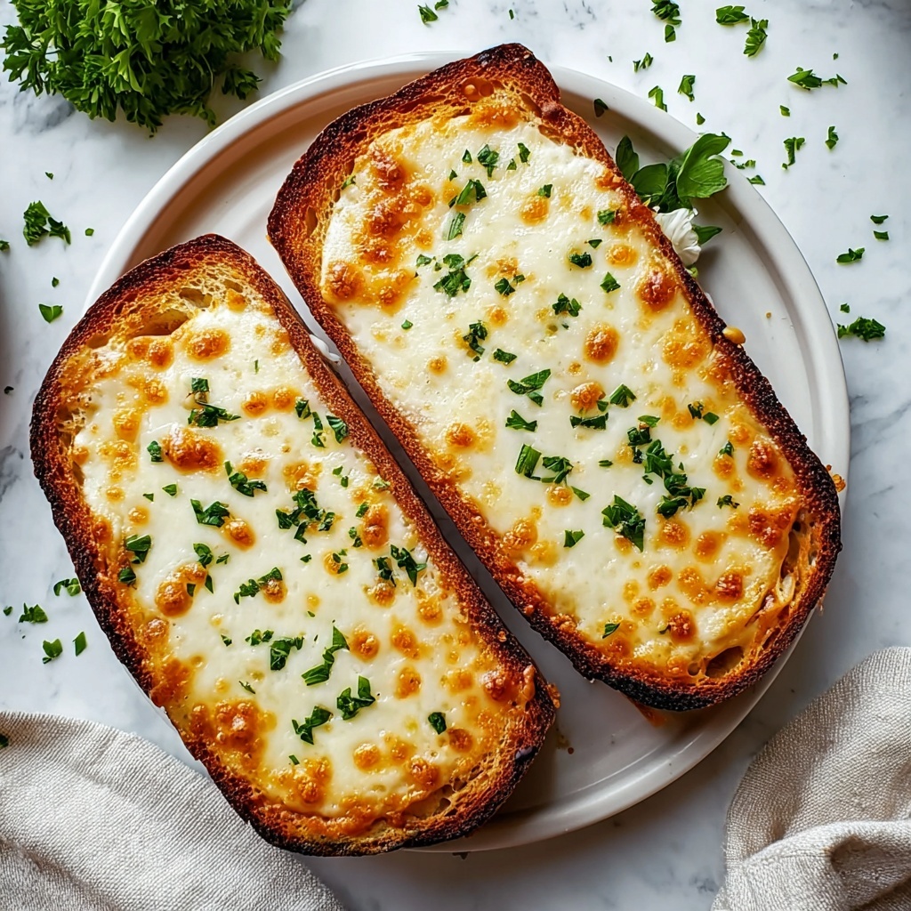 Gooey Garlic Cheese Bread Recipe - Recipe Image