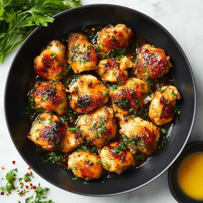Garlic Butter Chicken Bites Recipe