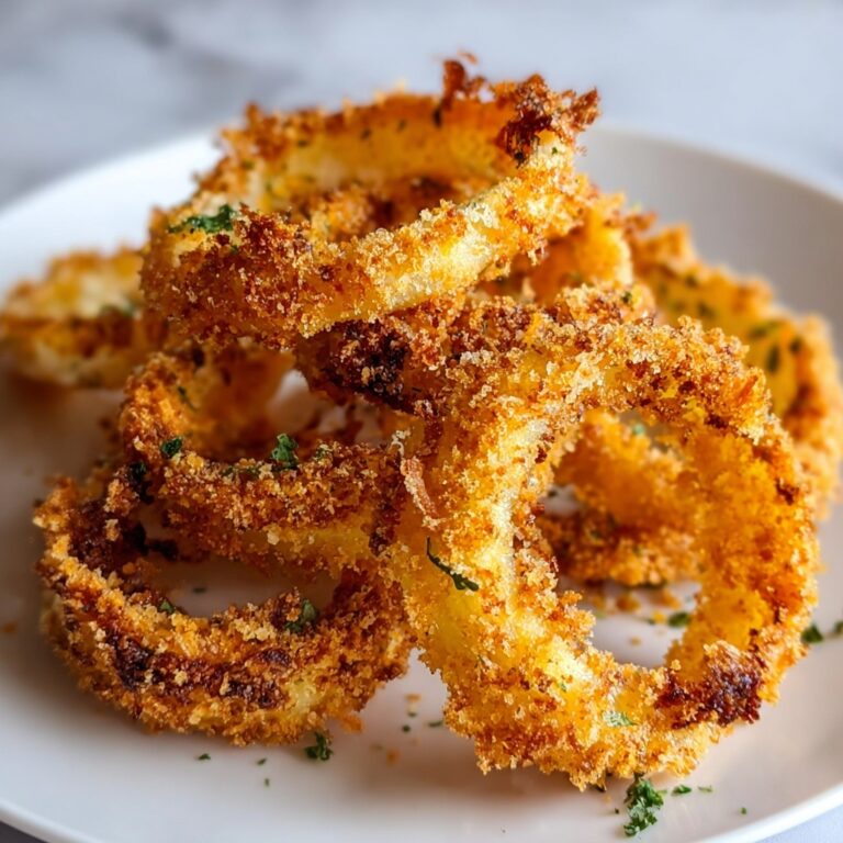 Crispy Parmesan Onion Ring Chips Recipe