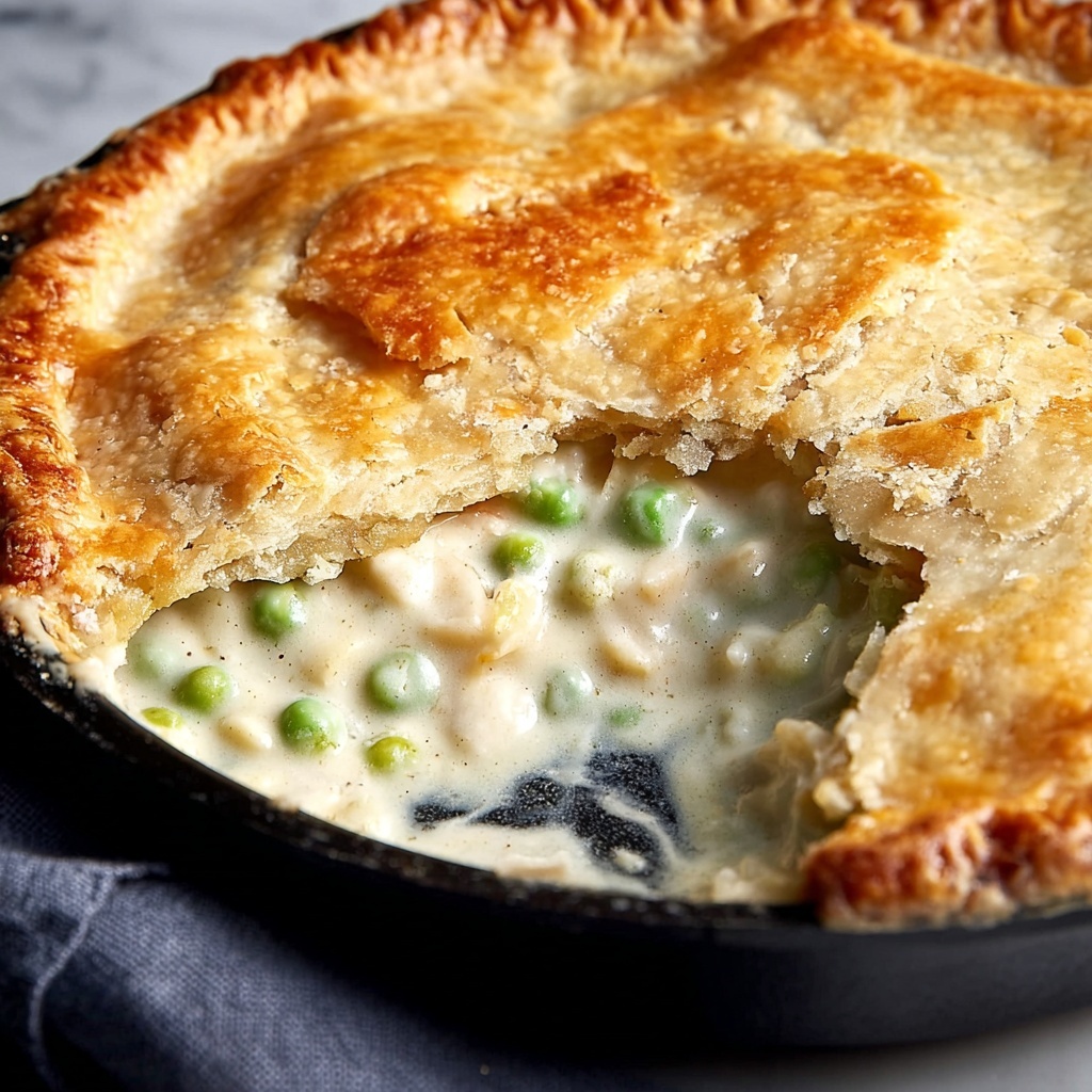 One-Skillet Chicken Pot Pie Recipe - Recipe Image