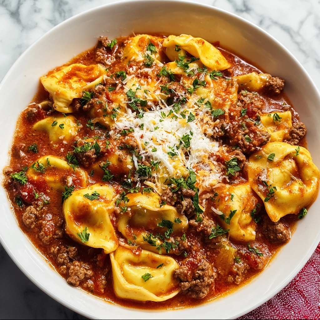 Beef Enchilada Tortellini Recipe - Recipe Image