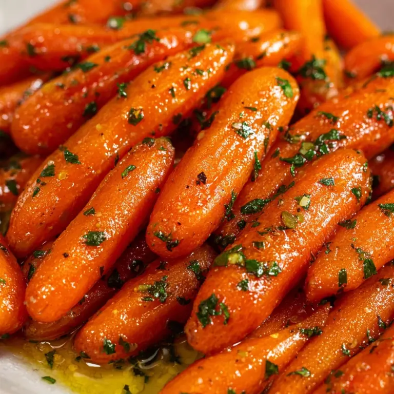 Honey Garlic Butter Roasted Carrots Recipe