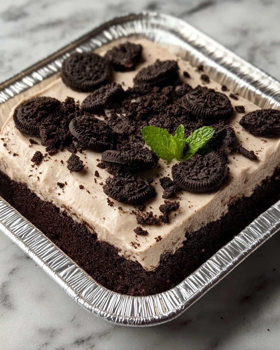 No-Bake Oreo Mud Pie Recipe - Recipe Image