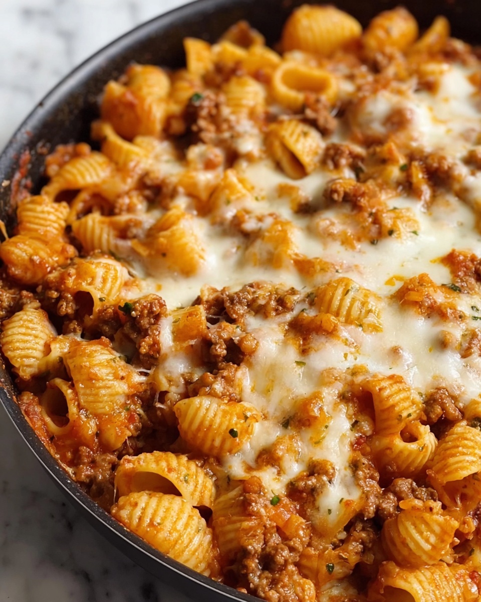 One-Pot Cheesy Taco Pasta Recipe - Recipe Image