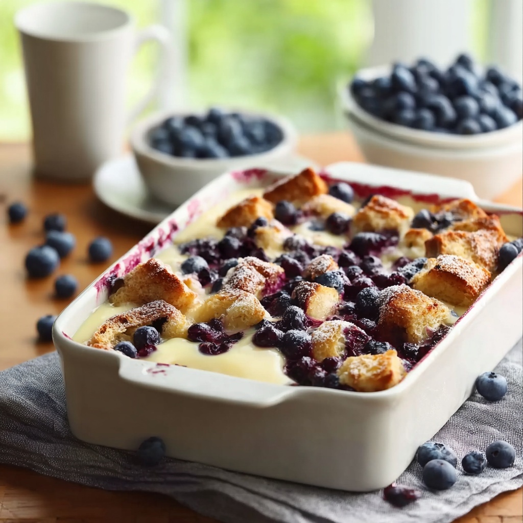 Blueberry French Toast Casserole Delight Recipe - Recipe Image