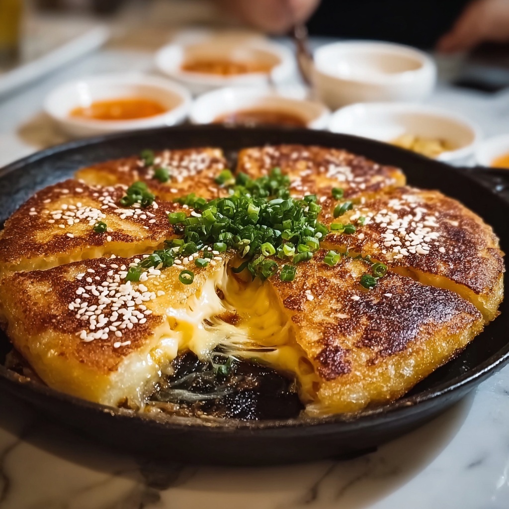 Korean Cheese Potato Pancake Recipe - Recipe Image