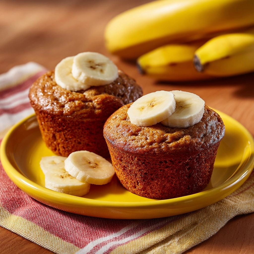 Brown Sugar Banana Muffins Recipe - Recipe Image