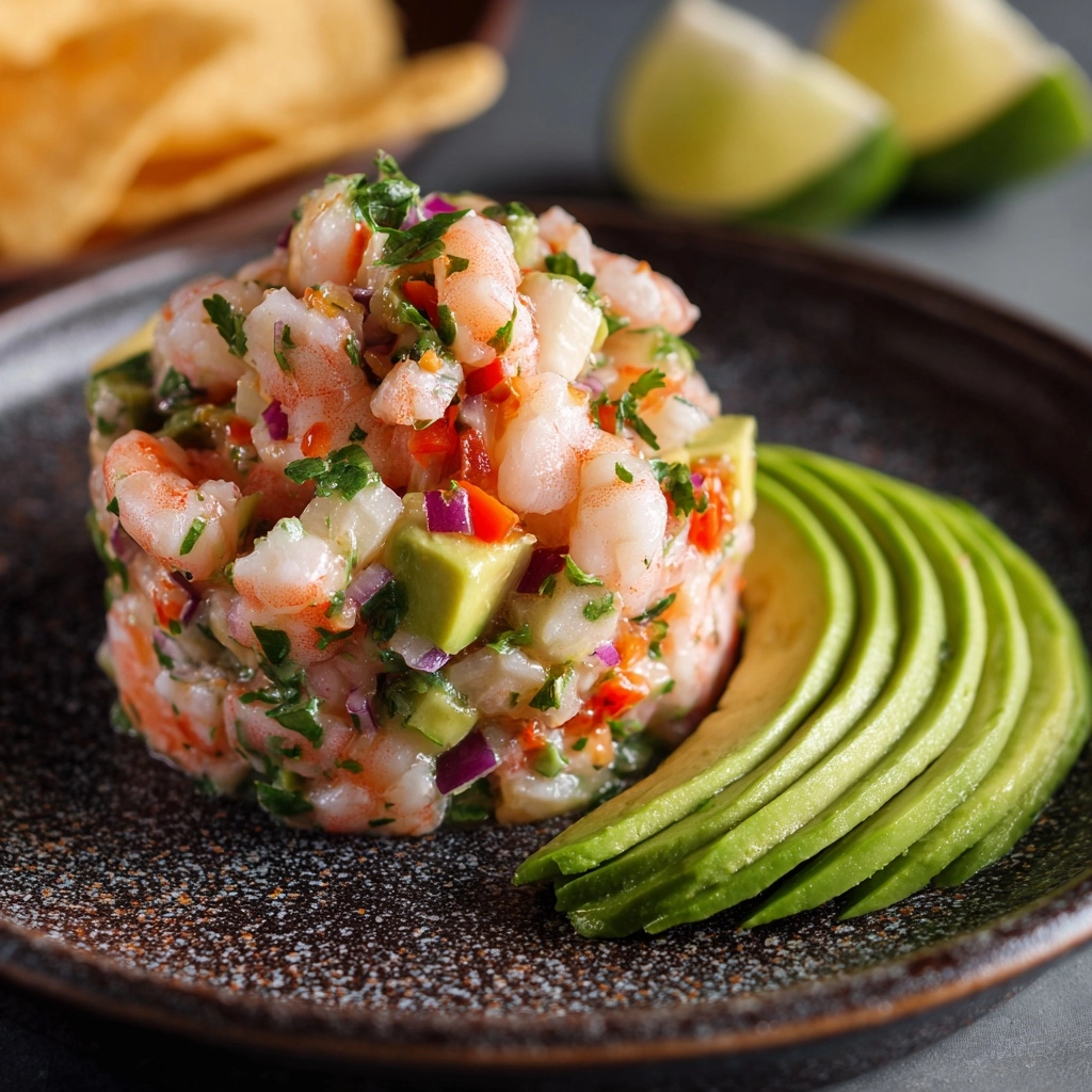 Easy Shrimp Ceviche with Avocado & Fresh Citrus Recipe - Recipe Image