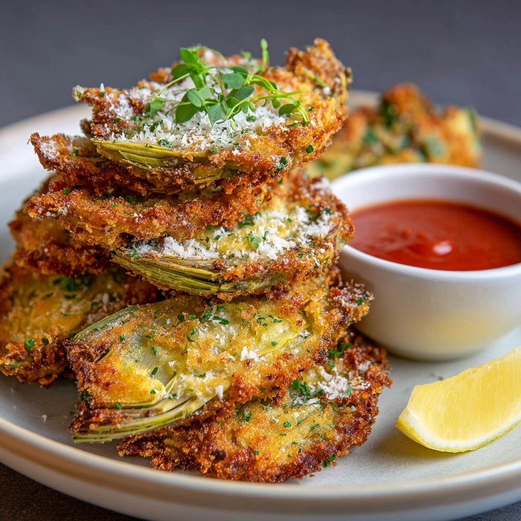 Baked Parmesan Artichoke Hearts Recipe - Recipe Image