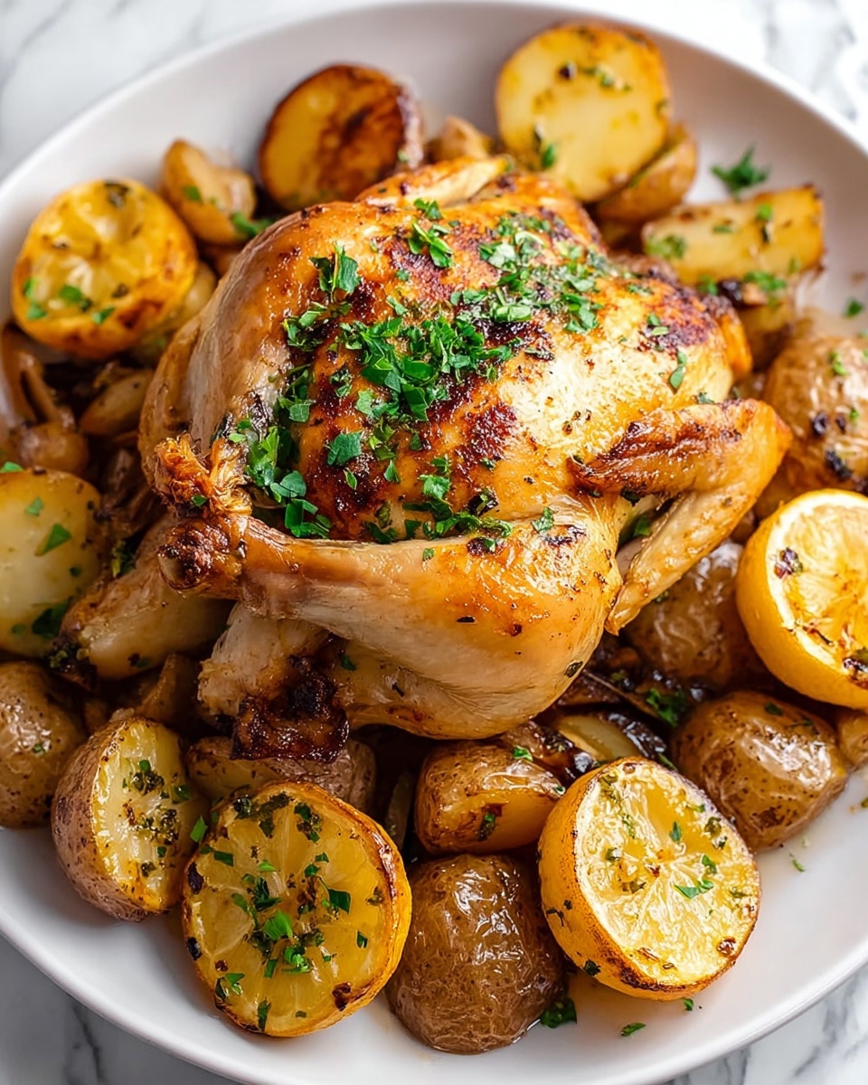 Instant Pot Whole Chicken with Herbs and Optional Crispy Skin Recipe - Recipe Image