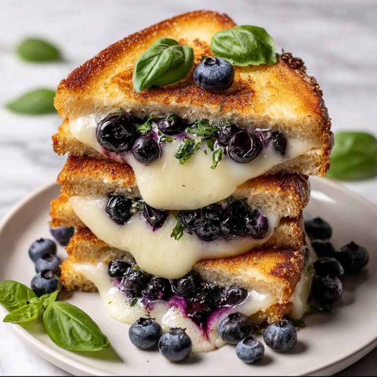 Blueberry and Brie Grilled Cheese Sandwich Recipe