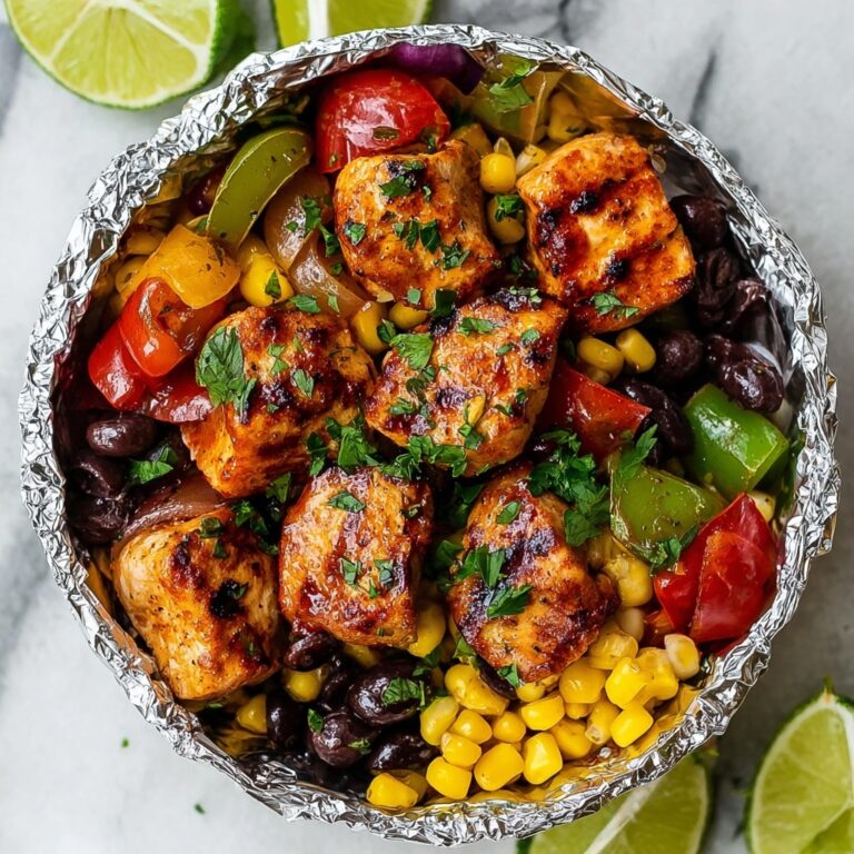Santa Fe Chicken Foil Packets Recipe