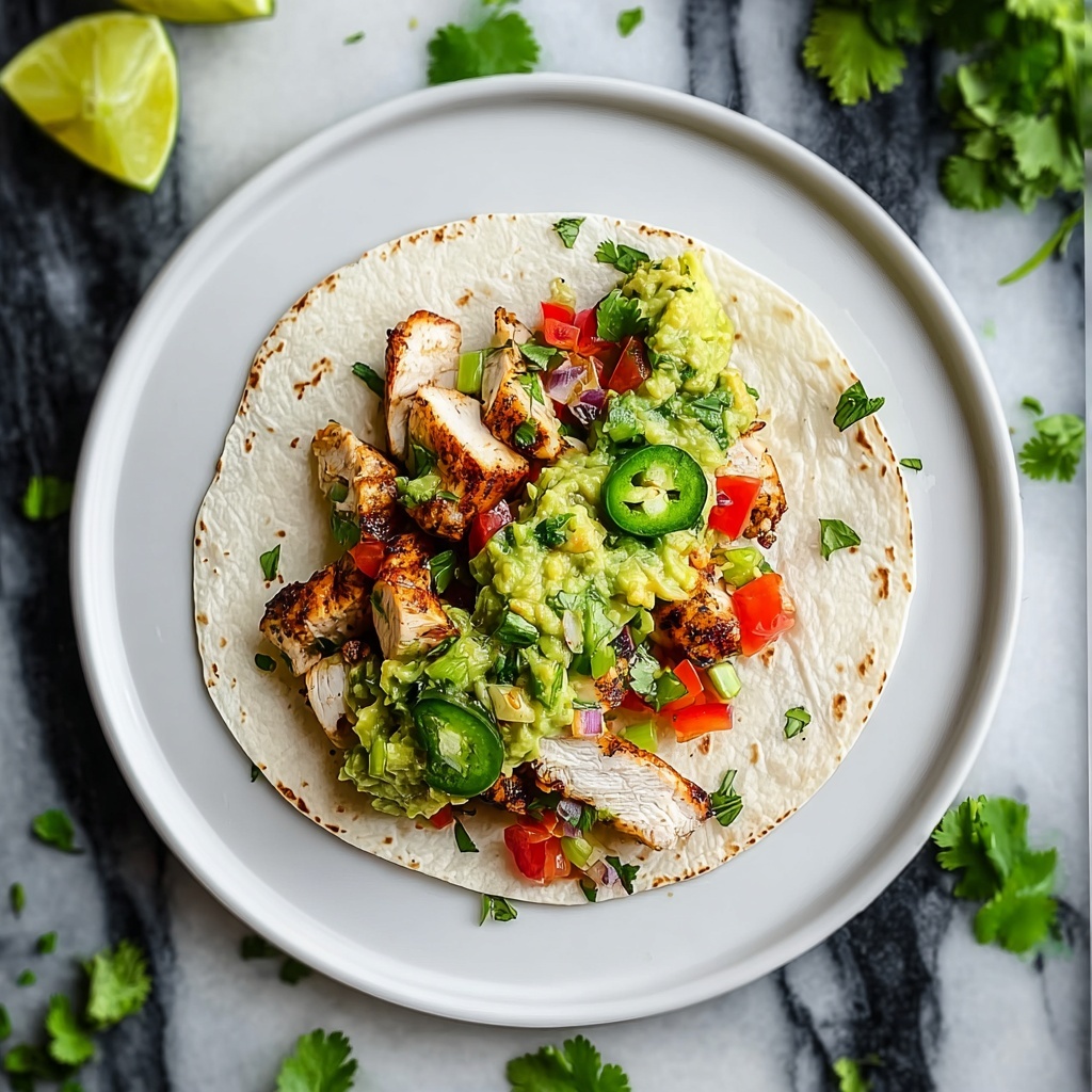 Crispy Poblano Chicken Tacos with Avocado-Jalapeno Salsa Recipe - Recipe Image