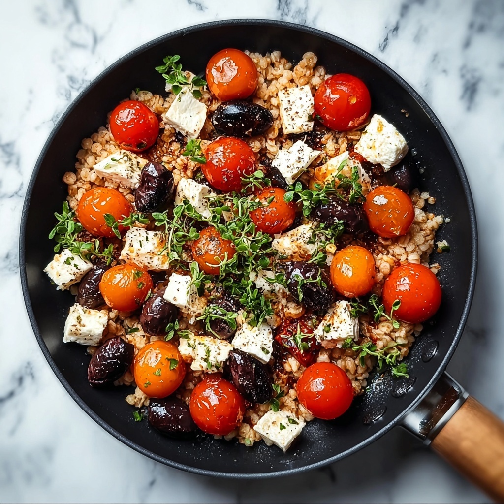 Mediterranean Keto Ground Chicken Skillet with Olives and Feta Recipe - Recipe Image