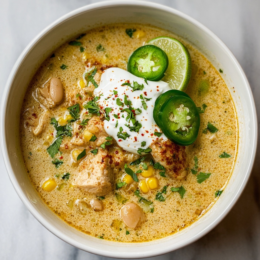 Creamy White Chicken Chili Recipe - Recipe Image
