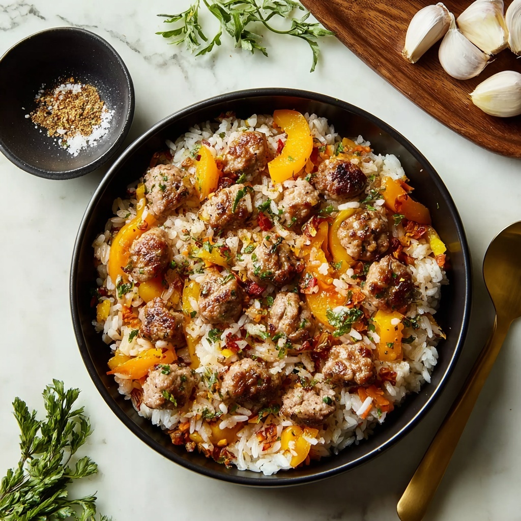 Sausage and Rice Skillet Recipe - Recipe Image