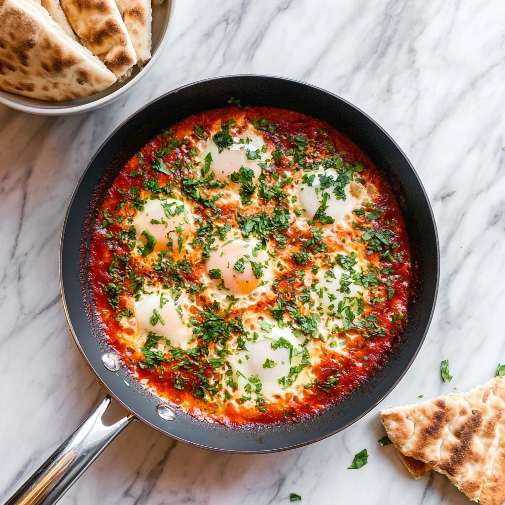 Shakshouka: Spicy Tomato and Egg Skillet Recipe - Recipe Image