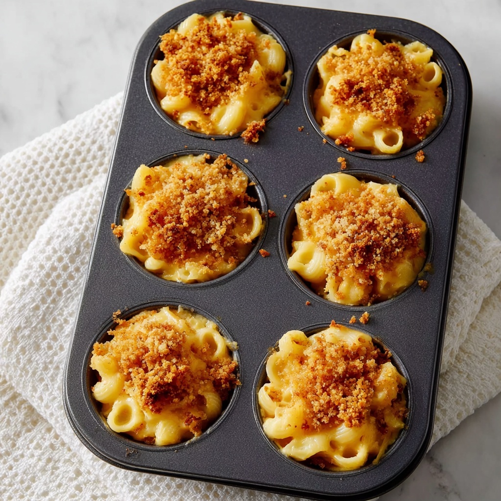 Crispy Baked Mac & Cheese Cups Recipe - Recipe Image