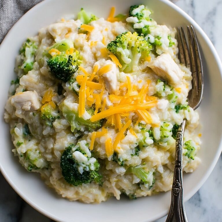 Creamy Chicken Broccoli Rice Cheese Casserole Recipe