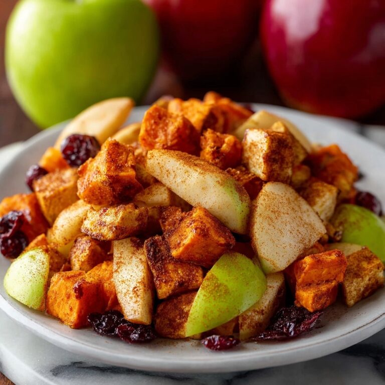 Cinnamon Roasted Sweet Potatoes and Apples Recipe