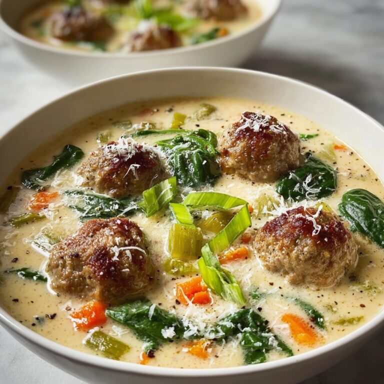 Creamy Italian Meatball Soup Recipe