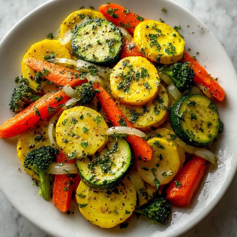 Garlic Butter Sautéed Garden Vegetables Recipe