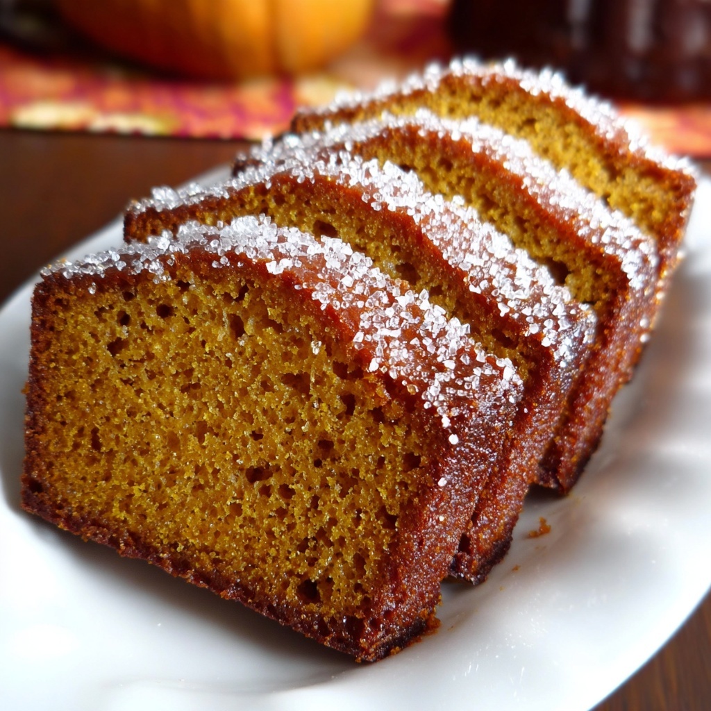 Cinnamon Sugar Pumpkin Bread Recipe - Recipe Image