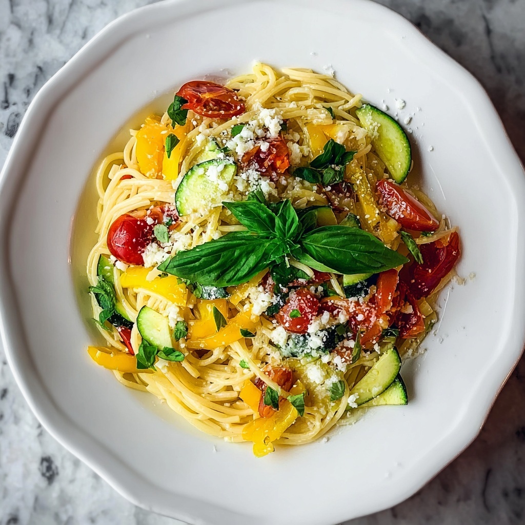 Summer Garden Pasta Recipe - Recipe Image