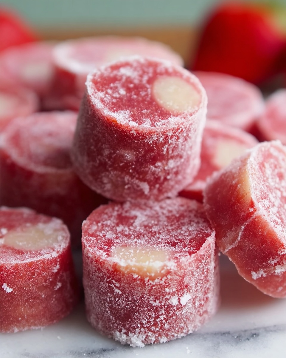 Strawberry Banana Bites for Dogs Recipe - Recipe Image