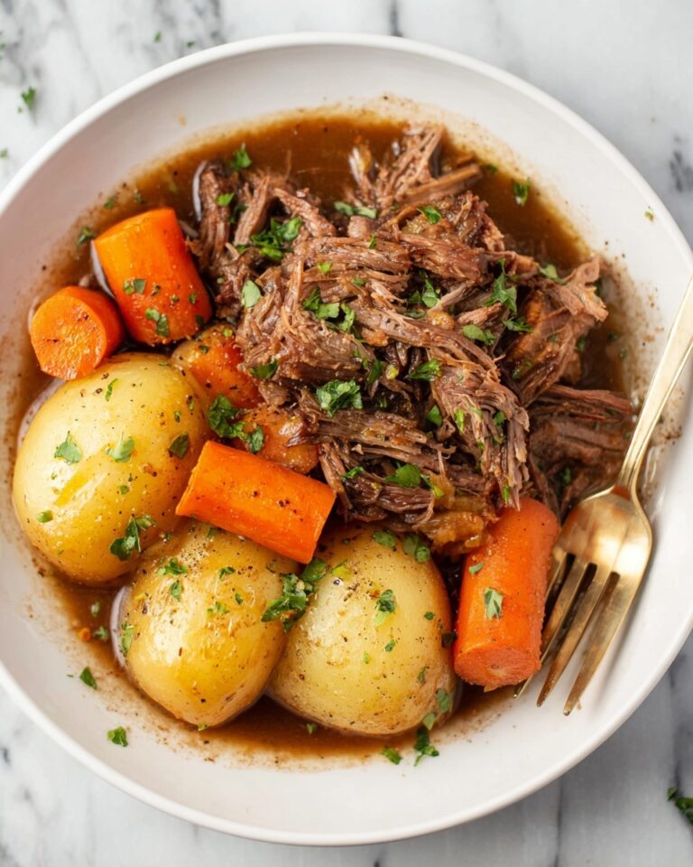 Instant Pot Pot Roast with Carrots and Potatoes Recipe