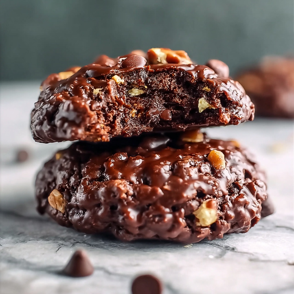 No-Bake Chocolate Peanut Butter Cookies Recipe - Recipe Image