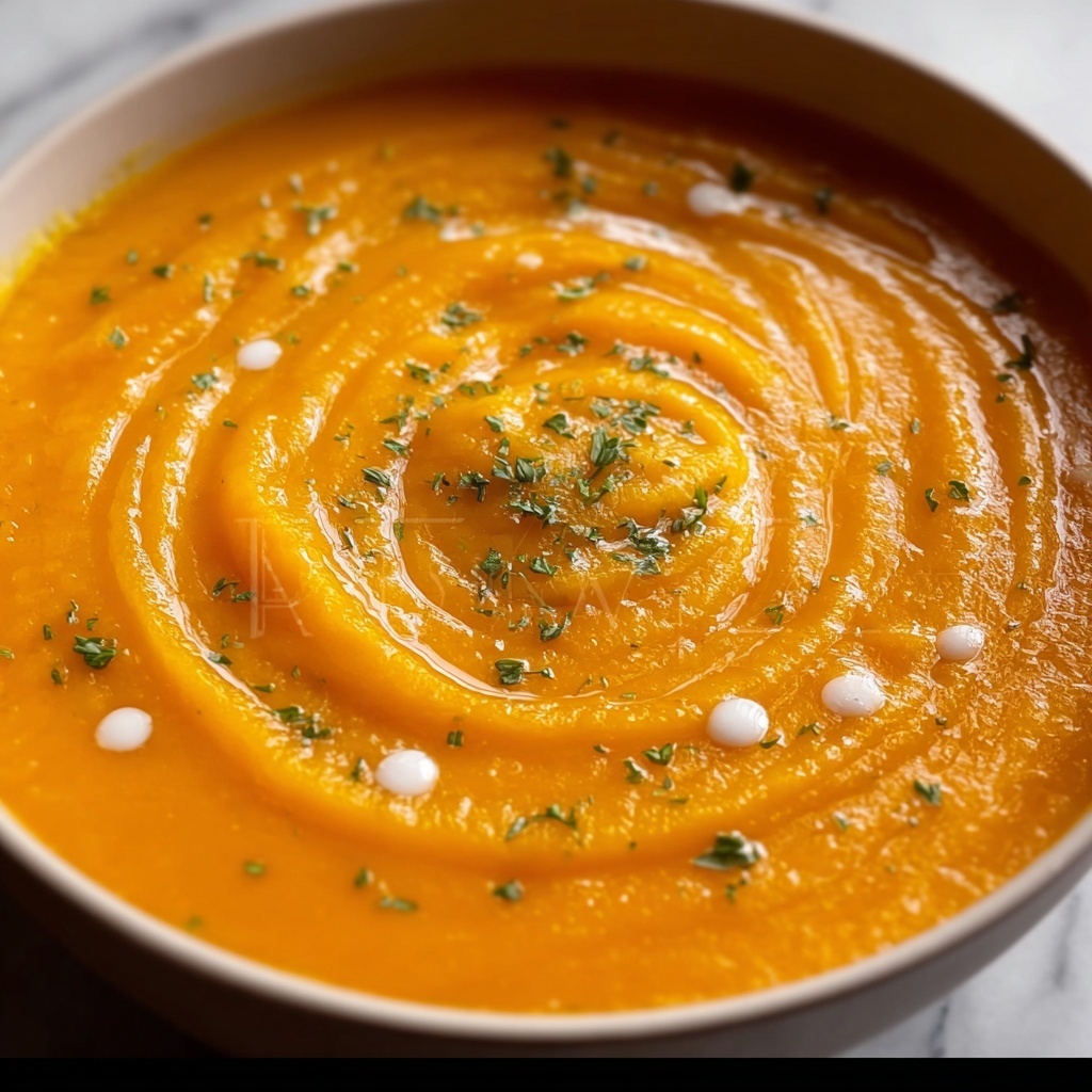 Creamy Carrot Soup with Ginger and Cumin Recipe - Recipe Image