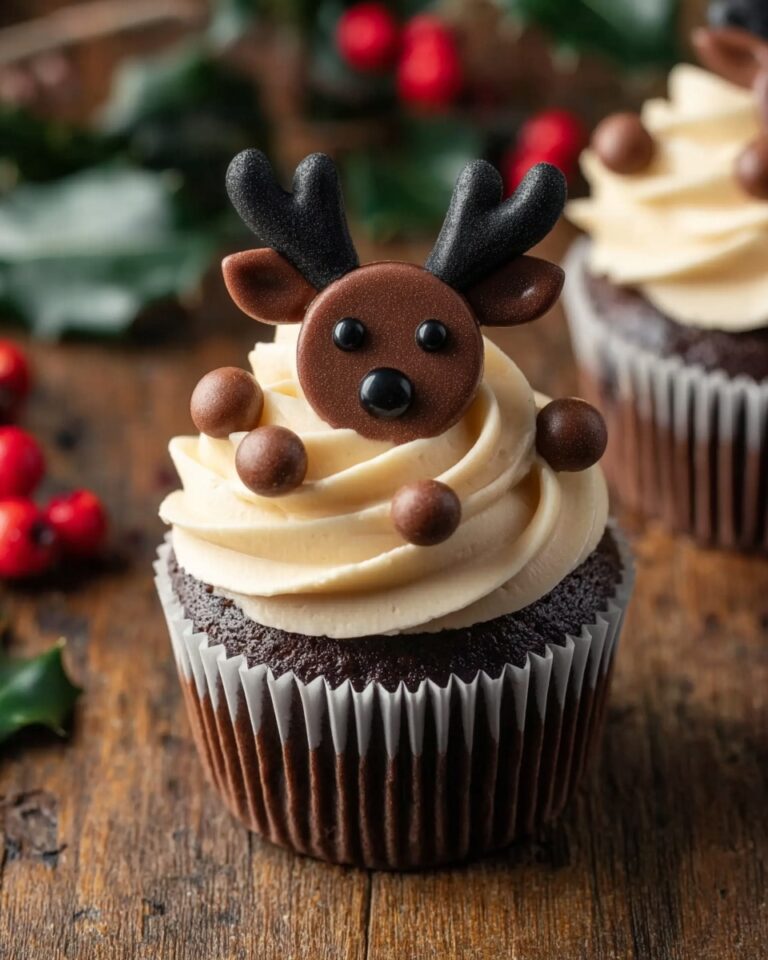 Easy Reindeer Cupcakes Recipe