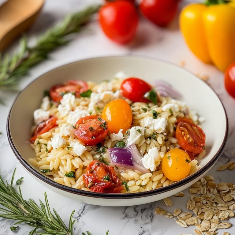 Rainbow Orzo Salad Recipe