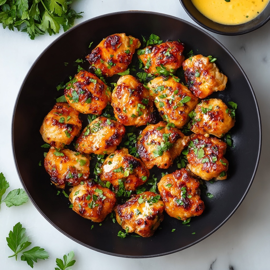 Garlic Butter Chicken Bites Recipe - Recipe Image