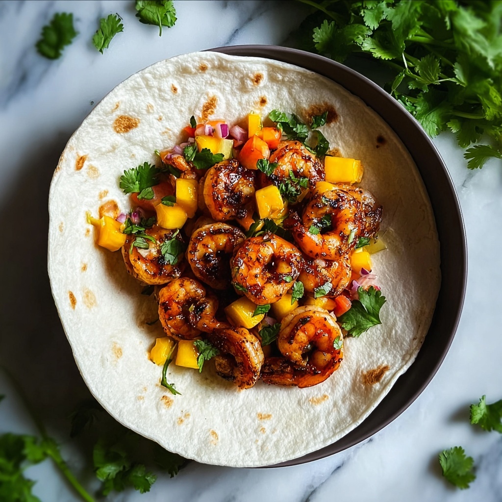 Spicy Shrimp Tacos with Mango Salsa Recipe - Recipe Image
