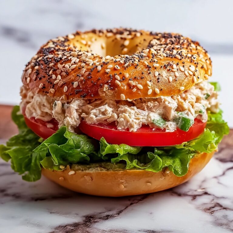 Tuna Salad Bagel Sandwich Recipe